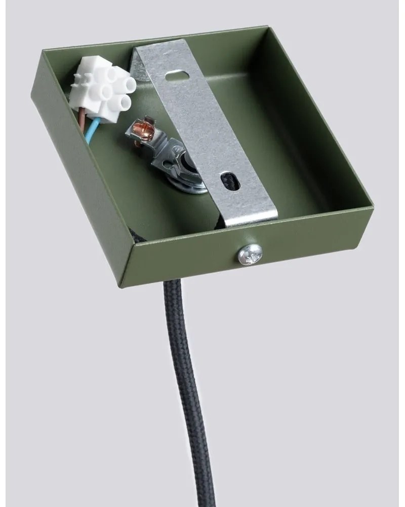 Zielona lampa wisząca Fideus – Sollux