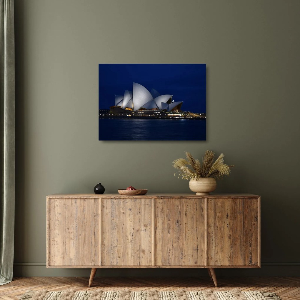 Obraz na szkle - Sydney w nocy (70x50 cm)