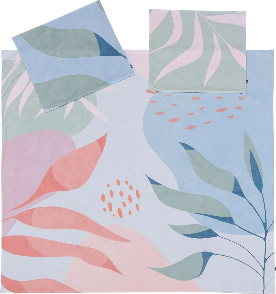 Komplet pościeli bawełnianej Pastel Coral Reef 220x200cm