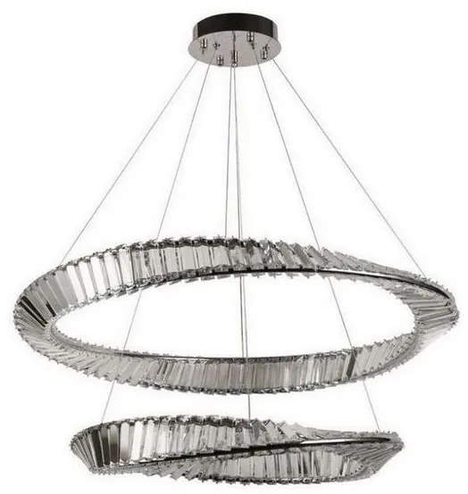 LED regulowany żyrandol na linkę LED/90W/230V 3000-6500K chrom + DO