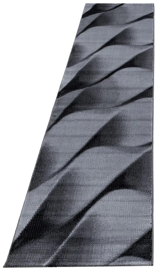 Ciemnoszary chodnik 80x300 cm Parma – Ayyildiz Carpets