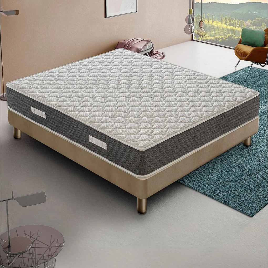 Materac kieszeniowy 200x200 cm - pianka memory - grubość 30 cm