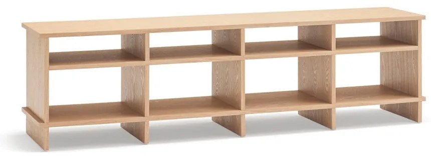 Szafka pod TV w dekorze dębu w naturalnym kolorze 180x50x40 cm Inari – Teulat