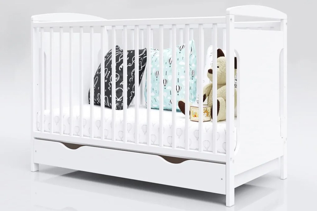 Łóżeczko Jaś 120/60 z szufladą