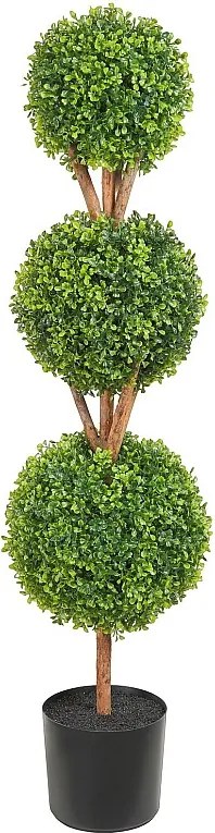 Sztuczna Roślina, SucceBuy 120 cm Sztuczne Drzewo Topiary, Dekoracyjna Sztuczna Roślina z Wymiennymi Liśćmi