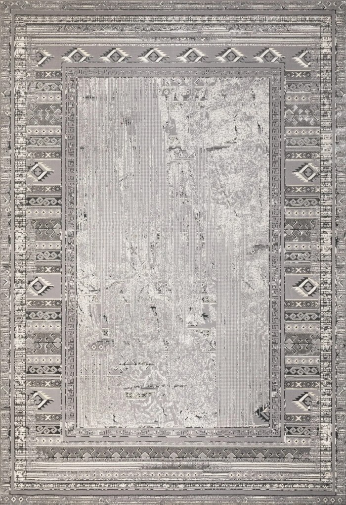 Dywan vintage Beyond skandynawski szary 160 cm x 220 cm