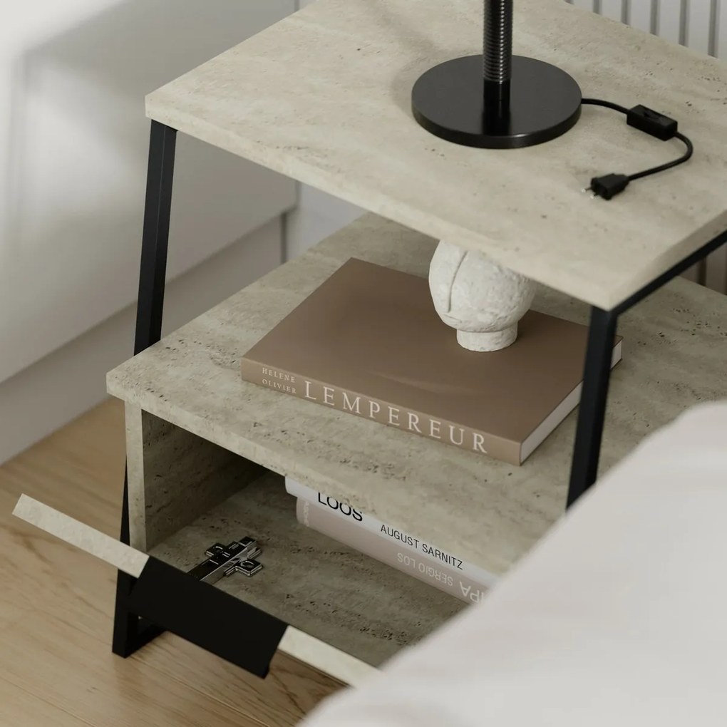 Szafka nocna Pal Travertine