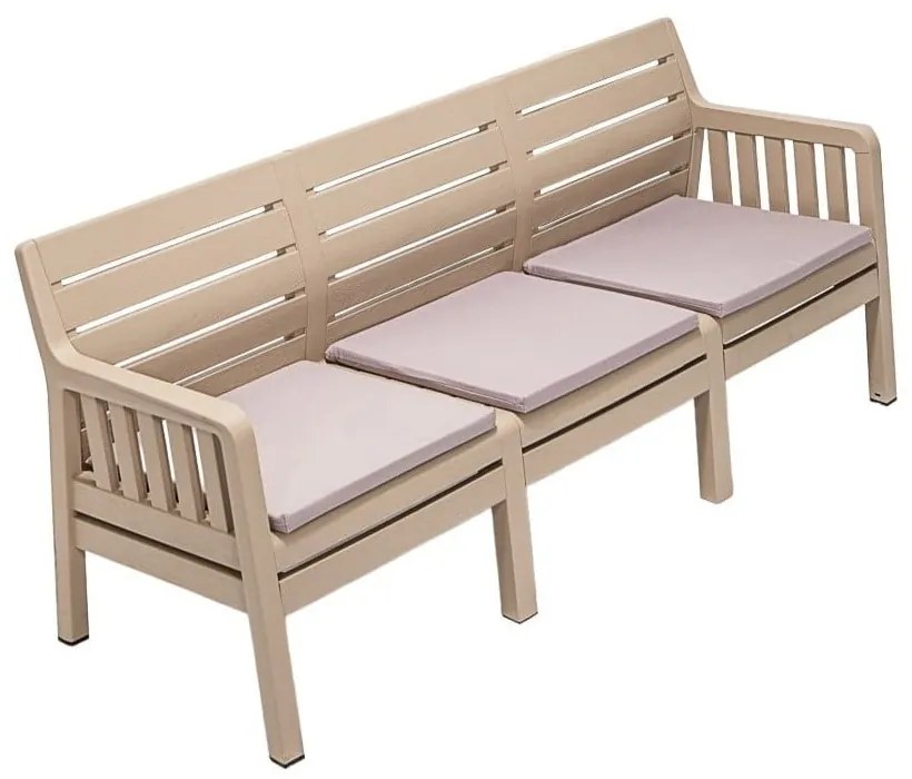 Antracytowa sofa ogrodowa Lara – Floriane Garden