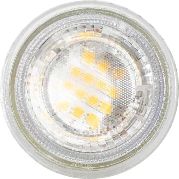Zestaw 5 ściemnialnych przezroczystych żarówek LED GU10 50mm 2,5W 450 lm 2700K