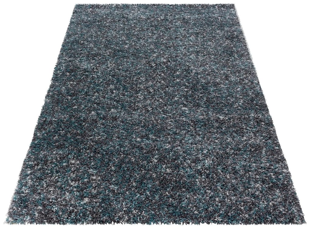 Dywan shaggy Enjoy niebieski wielokolorowy 140 cm x 200 cm