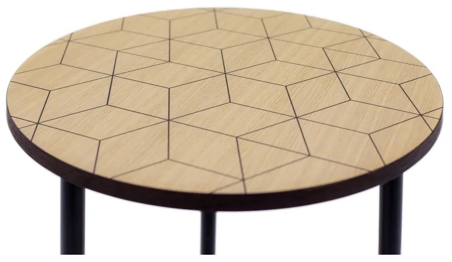 Stolik okrągły Woodman Arty Triangle 50