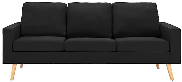 3-osobowa czarna sofa - Muria 3Q