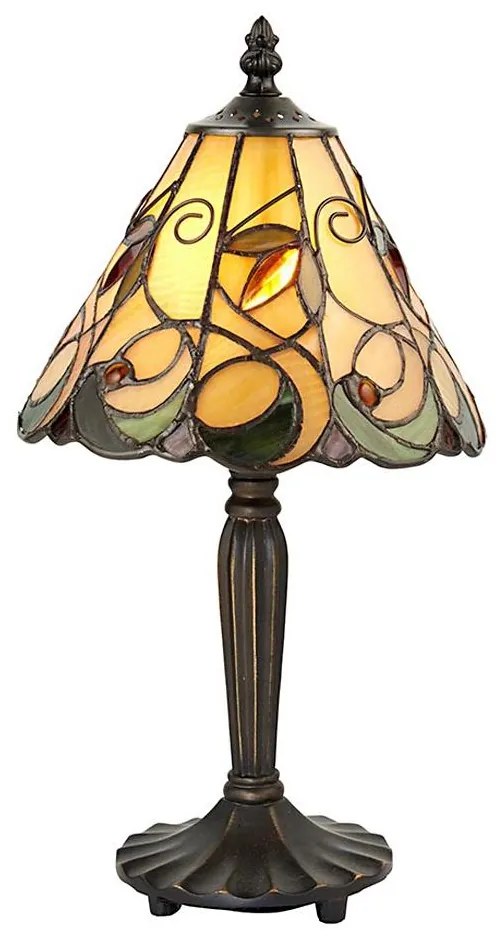 Endon 64196 - Lampa stołowa Tiffany JAMELIA 1xE14/40W/230V śr. 20 cm