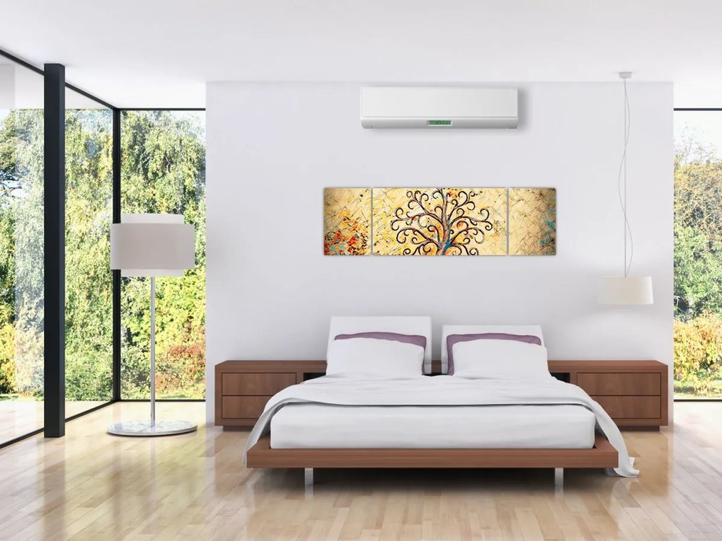 Obraz - Mozaika drzewo życia (170x50 cm)