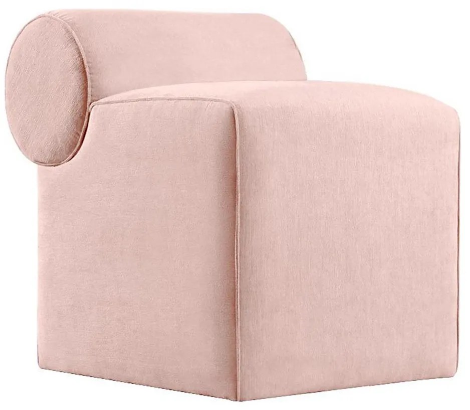 Taboret TIKI 47x45 cm różowy