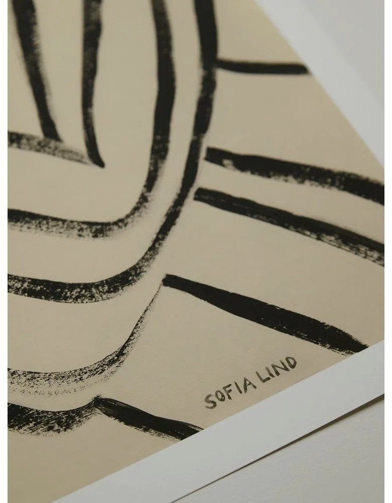 Plakat 100x70 cm Waiting – Sofia Lind – The Poster Club