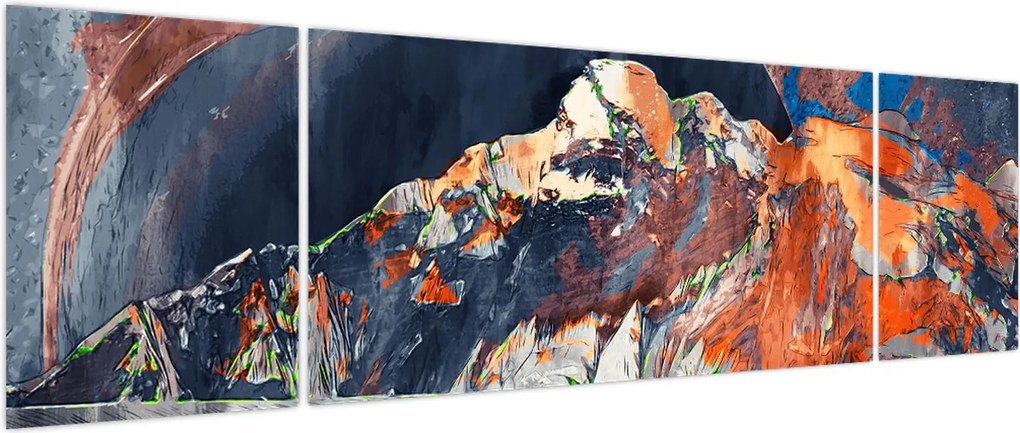 Obraz - Ilustracja domów publicznych (170x50 cm)