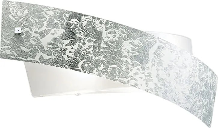 Camilla - Kinkiet srebrny 2XE14 max 2X28W IP20 - Nowoczesny design Kinkiet LED 54x20cm