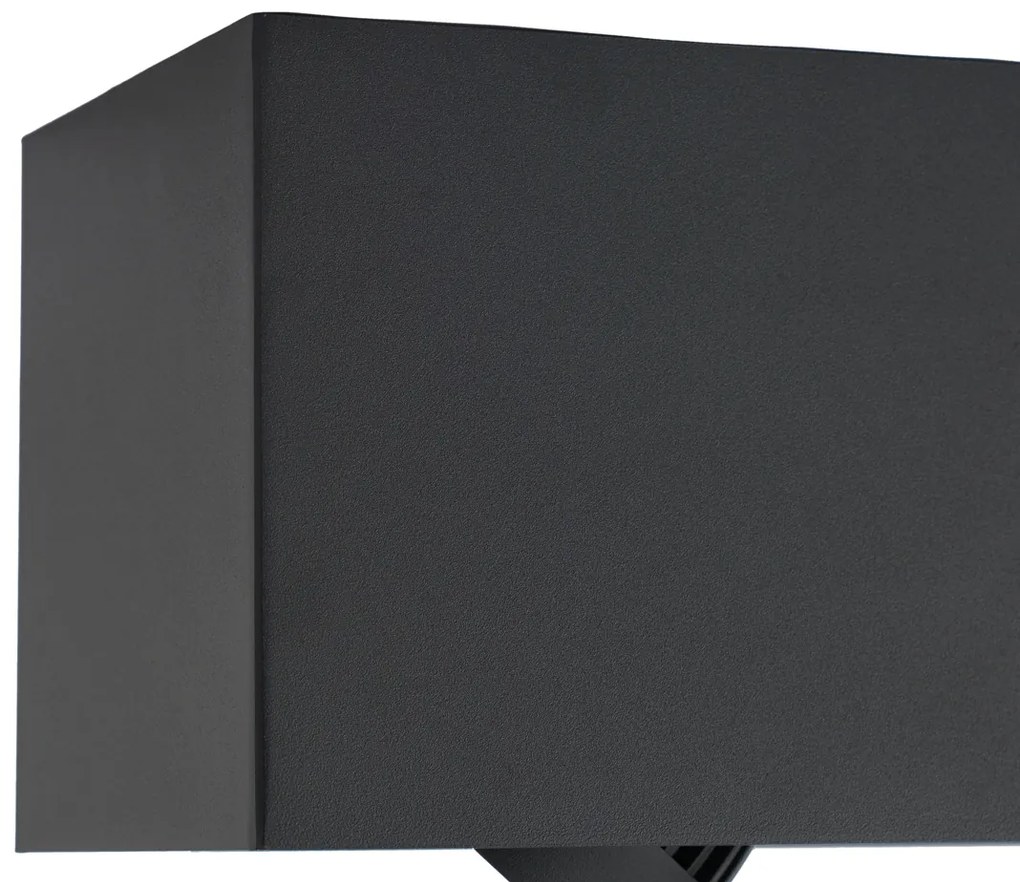 Nowoczesny reflektor natynkowy czarny z możliwością ściemniania LED 2-źródła światła - Dionysos Nowoczesny Oswietlenie wewnetrzne