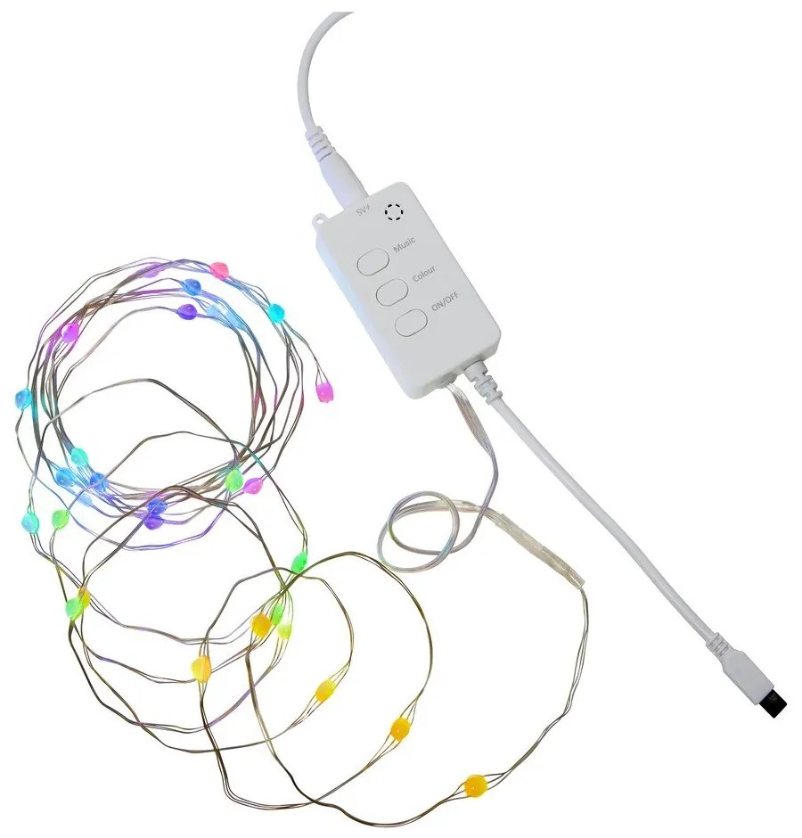 Girlanda świetlna na USB liczba żarówek 30 szt. długość 300 cm Smart Strip – Star Trading