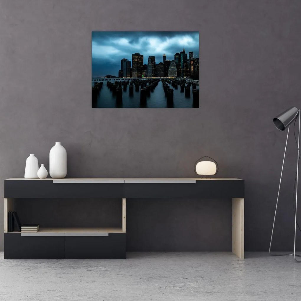 Obraz  - Widok na drapacze chmur Nowego Jorku (70x50 cm)