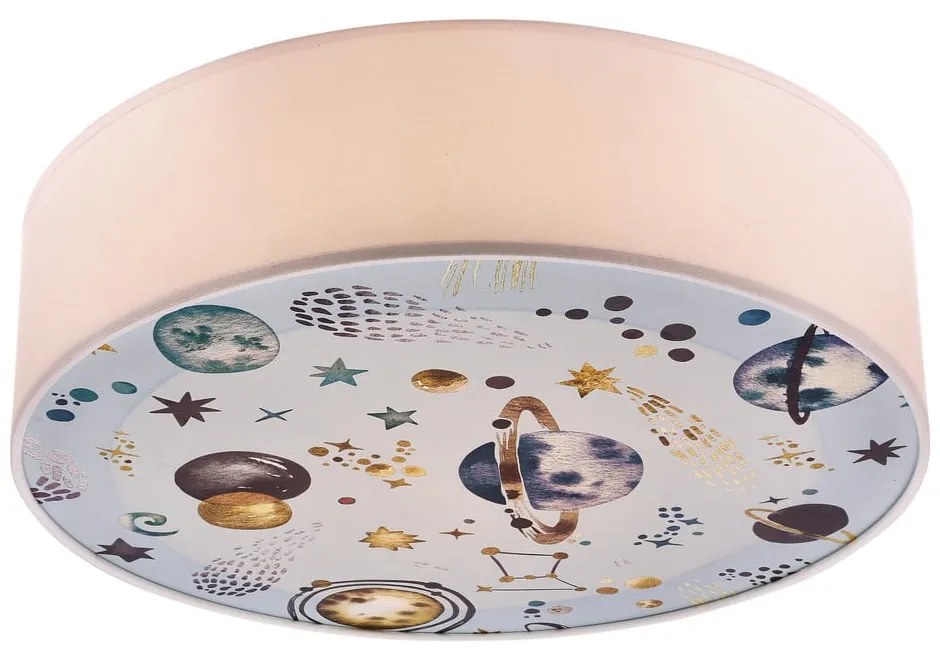 Dziecięca lampa sufitowa z tekstylnym kloszem ø 38 cm Kiddy – Candellux Lighting