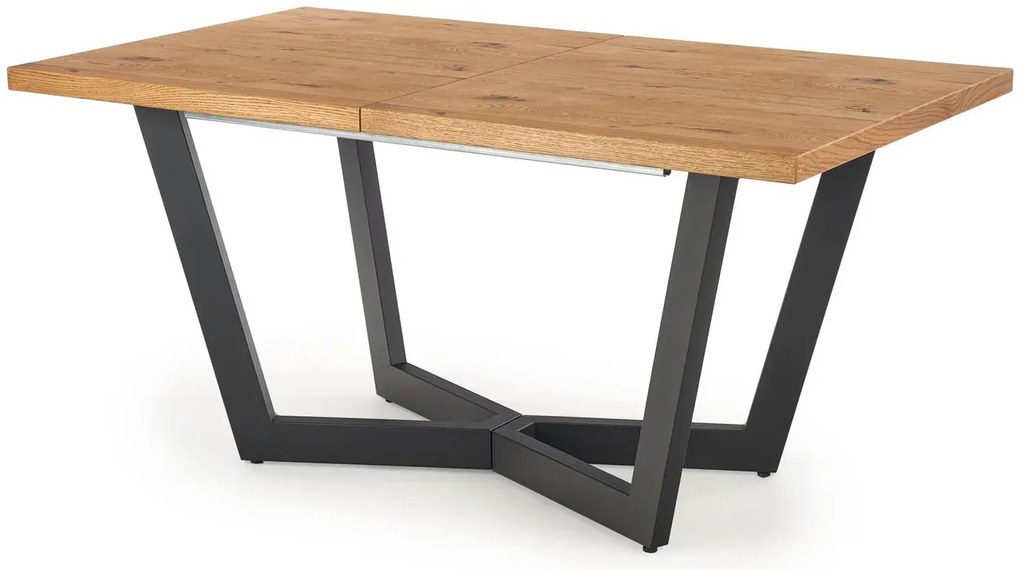 Dębowy stół industrialny do salonu H6-Z03