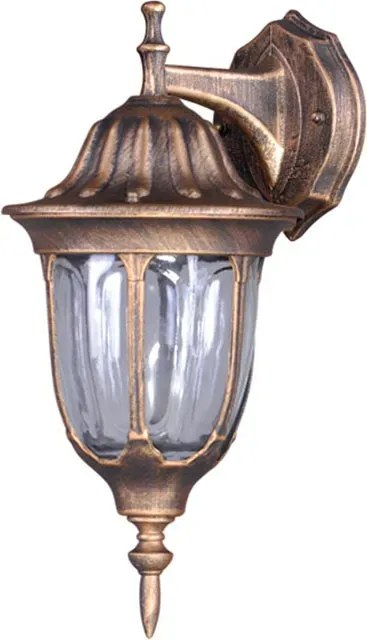 Czarno Złota Zewnętrzna Lampa Ścienna Na Dom H6-H98