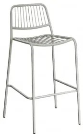 Zestaw 4 Składanych Wysokich Stołków Ogrodowych Elton Awokado & ↑75 Cm - Sklum