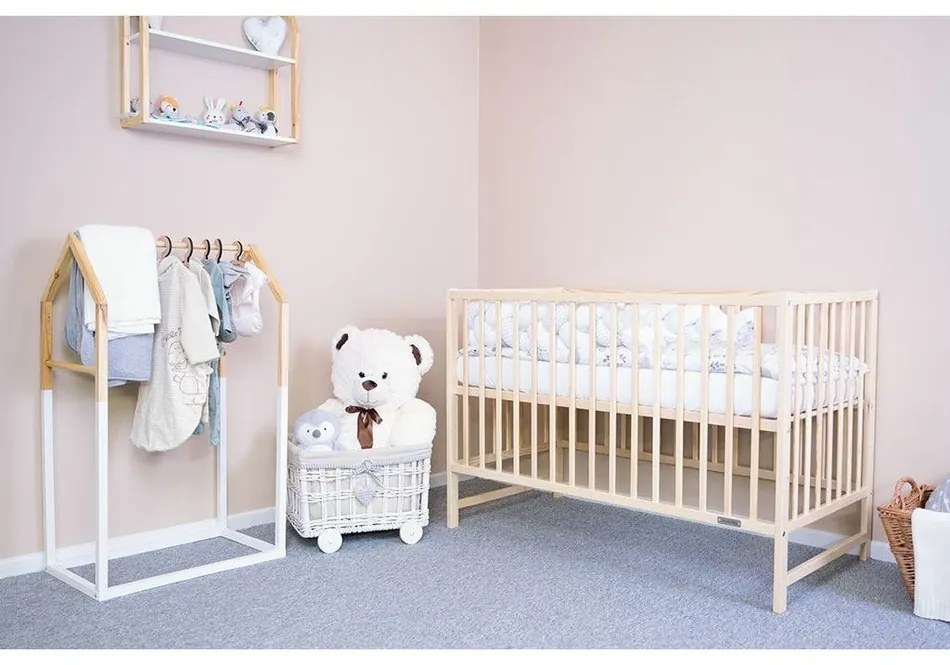 Łóżeczko New Baby Basic, naturalne