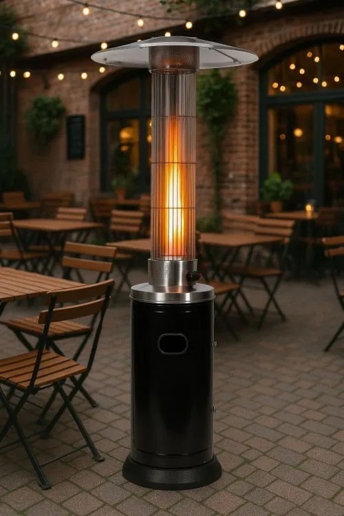 Ogrzewacz gazowy na taras - parasol gazowy HMXD-E, 9 kW