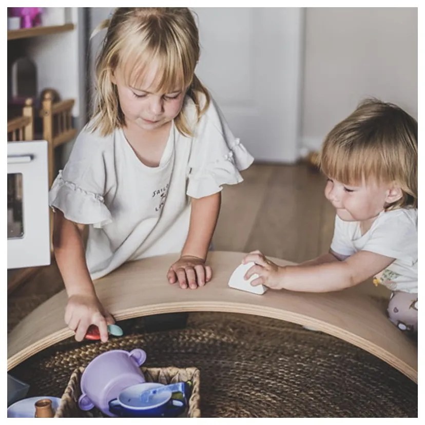 Deska do balansowania 80x30cm dla dzieci drewniany balance board - meowbaby®
