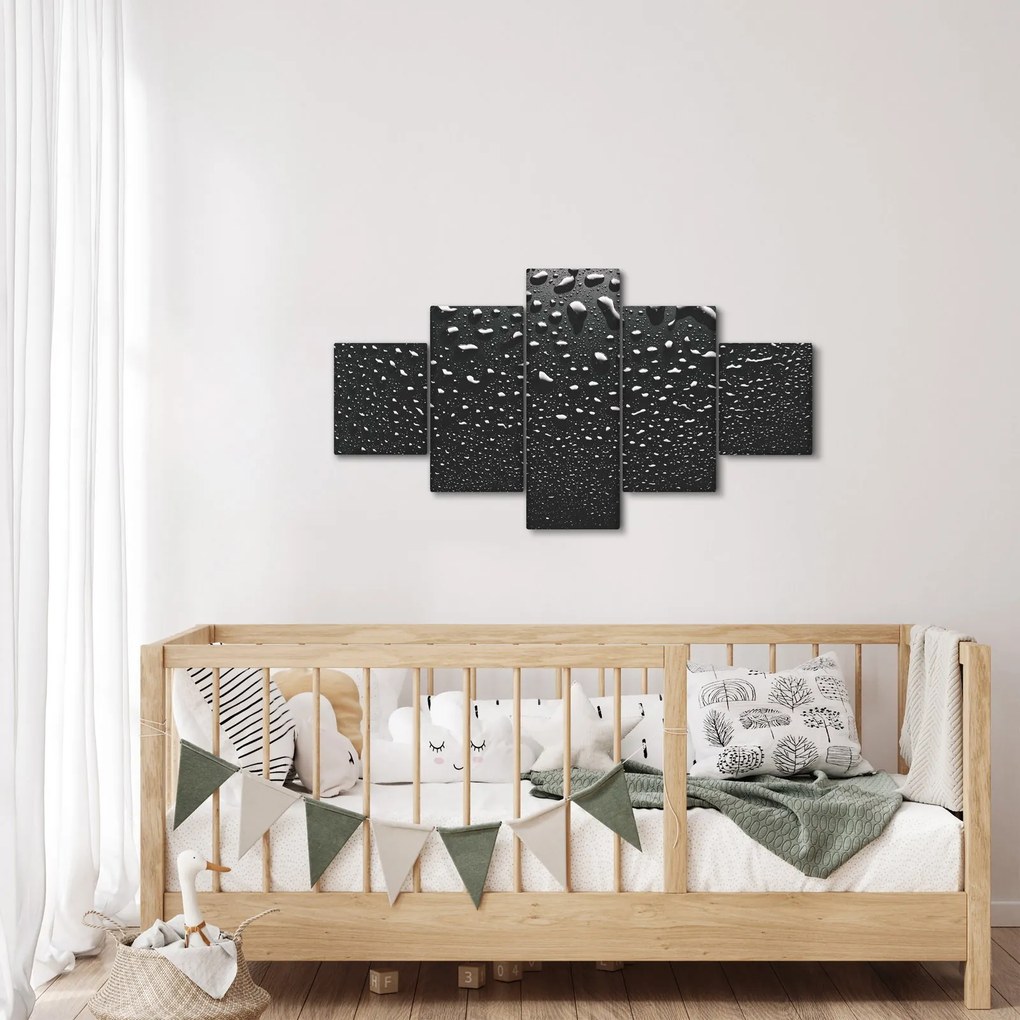 Obraz kropli wody (125x70 cm)
