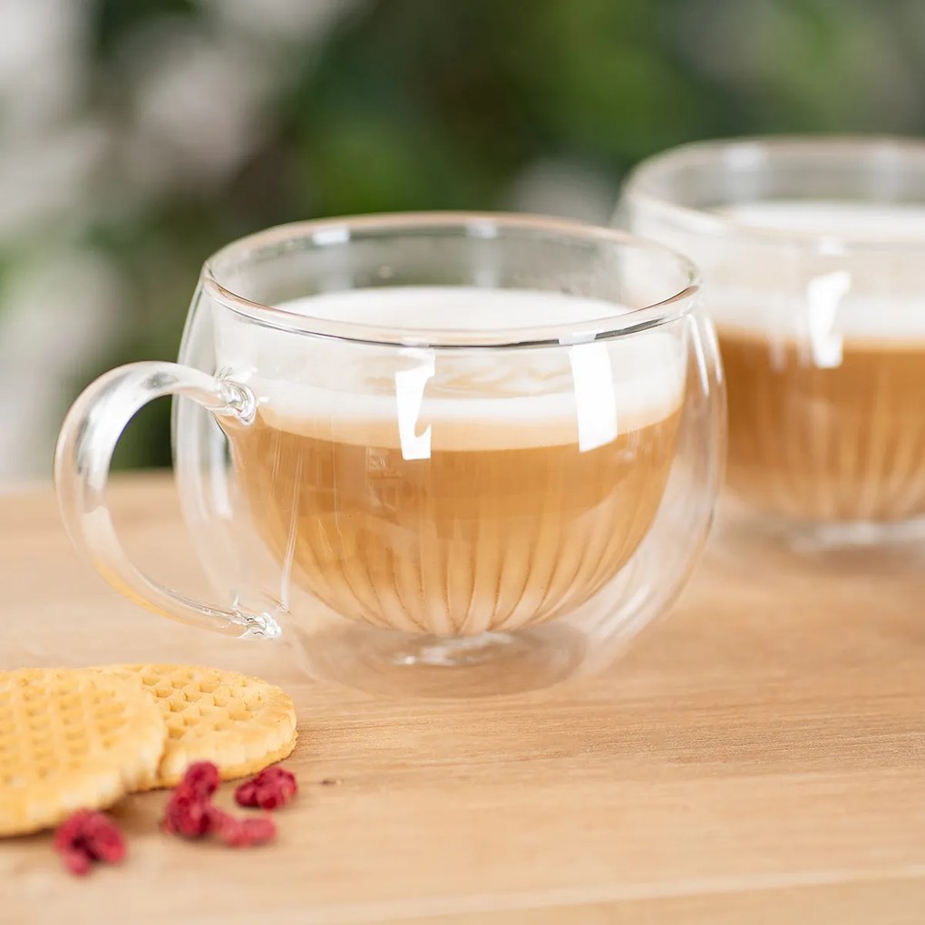 4Home Szklanka termiczna do cappuccino Hot&Cool 270 ml, 2 szt.