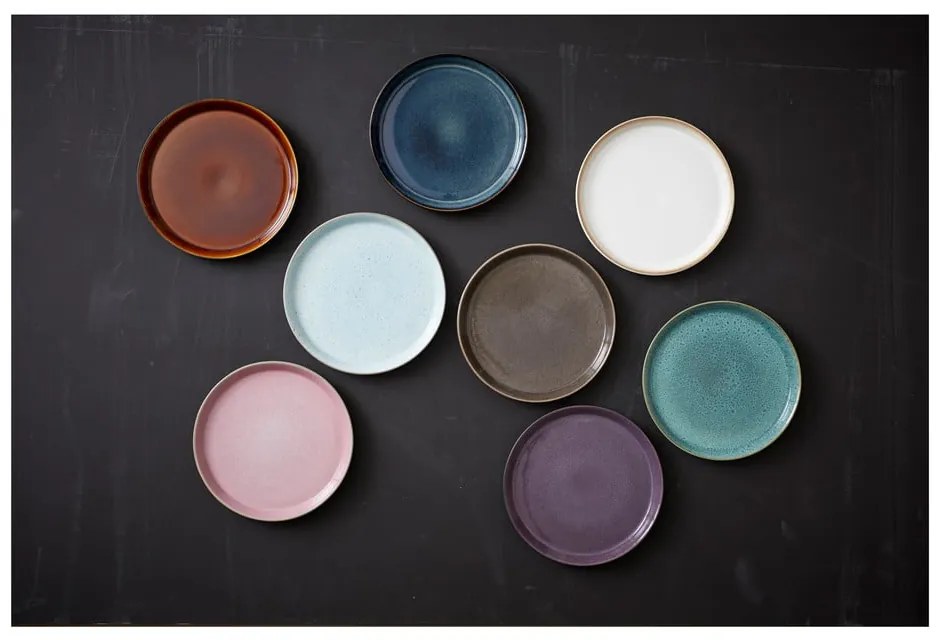 Czarny/w bursztynowym kolorze kamionkowy talerz ø 27 cm Gastro Black/Amber – Bitz