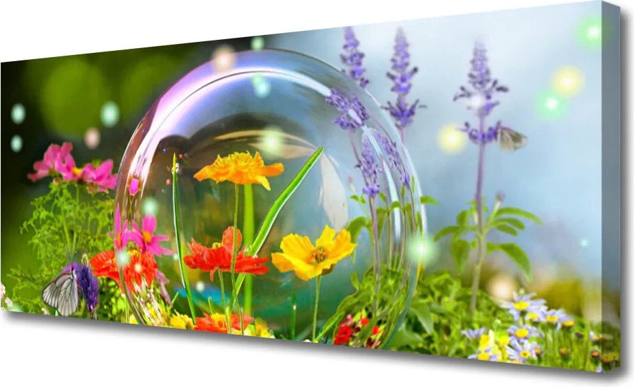 Obraz drukowany na płótnie Pastelowy Ogród Botaniczny