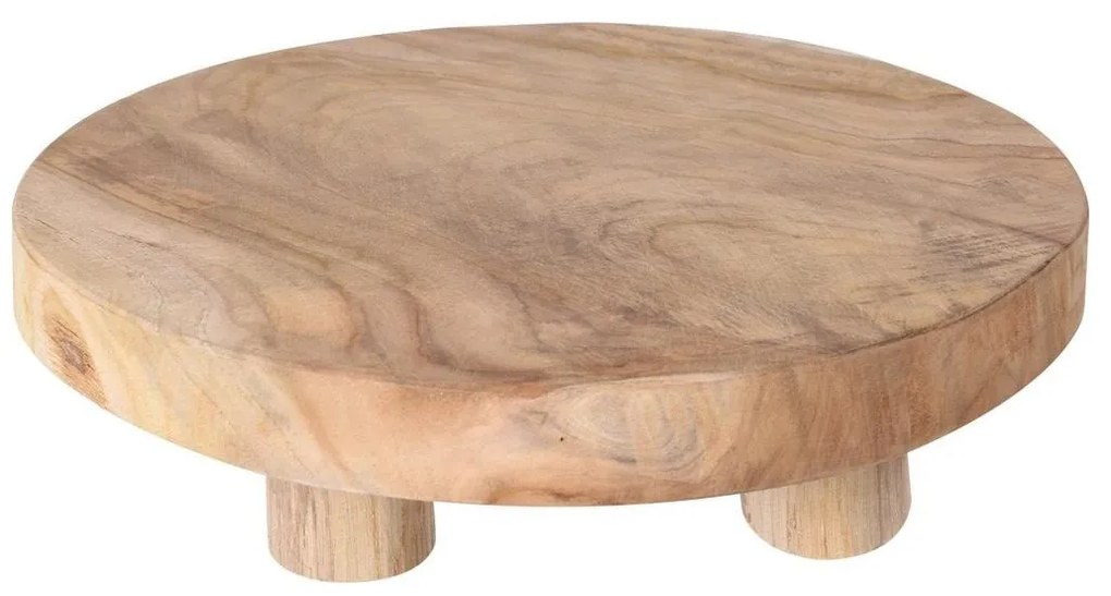 Podstawka drewniana pod doniczkę, okrągła, Ø 30 cm