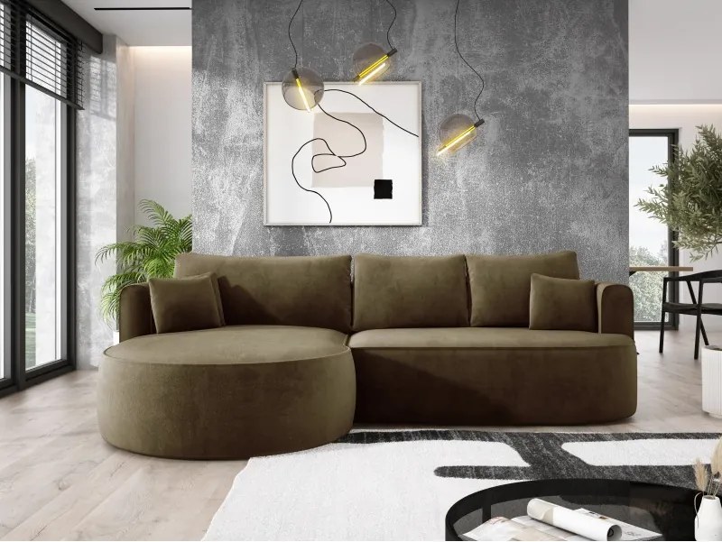 Narożnik FIORE L wolnostojący Lewostronny tkanina Salvador 10 WERSAL