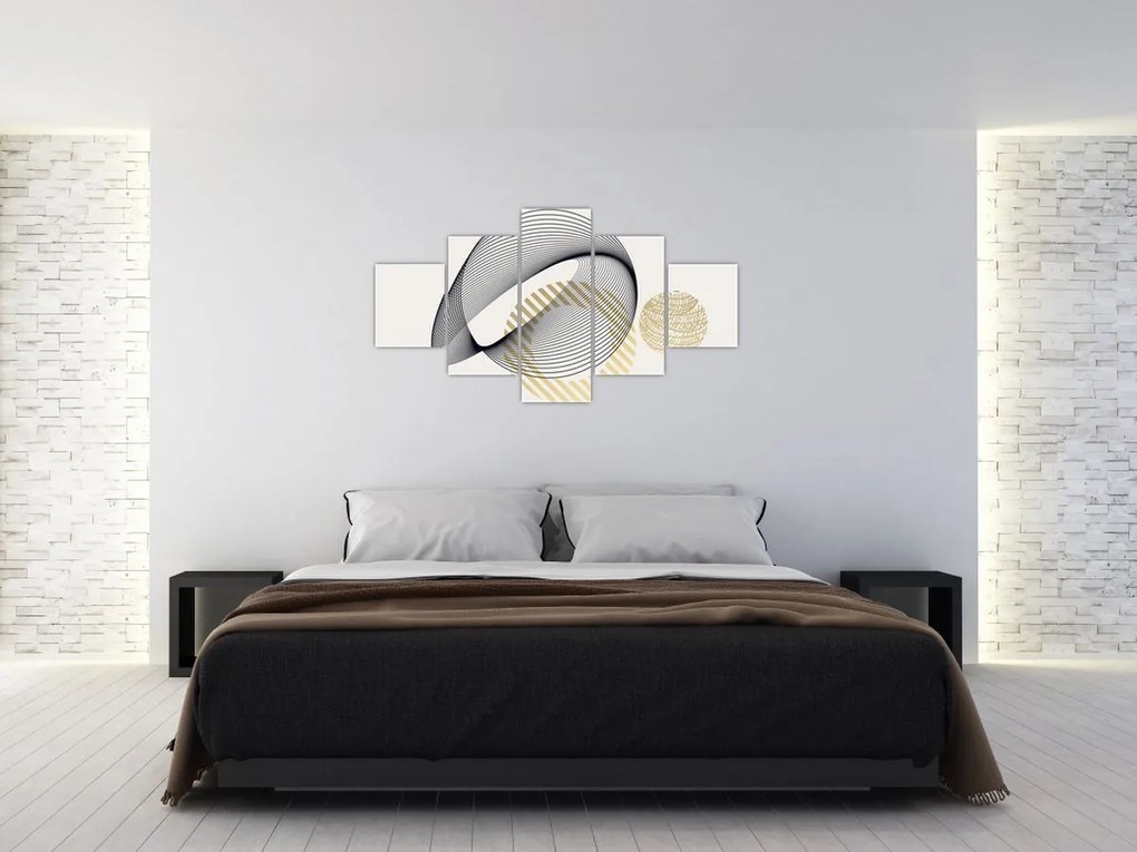 Obraz - Kształty geometryczne N⁰3 (125x70 cm)