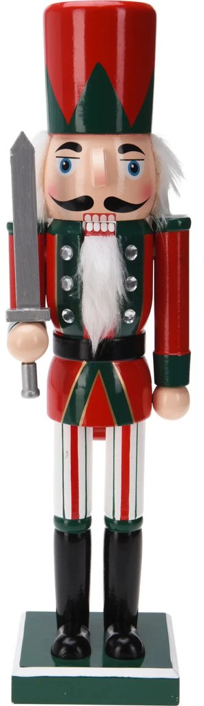 Dziadek do orzechów, figurka z drewna sosnowego, 38 cm