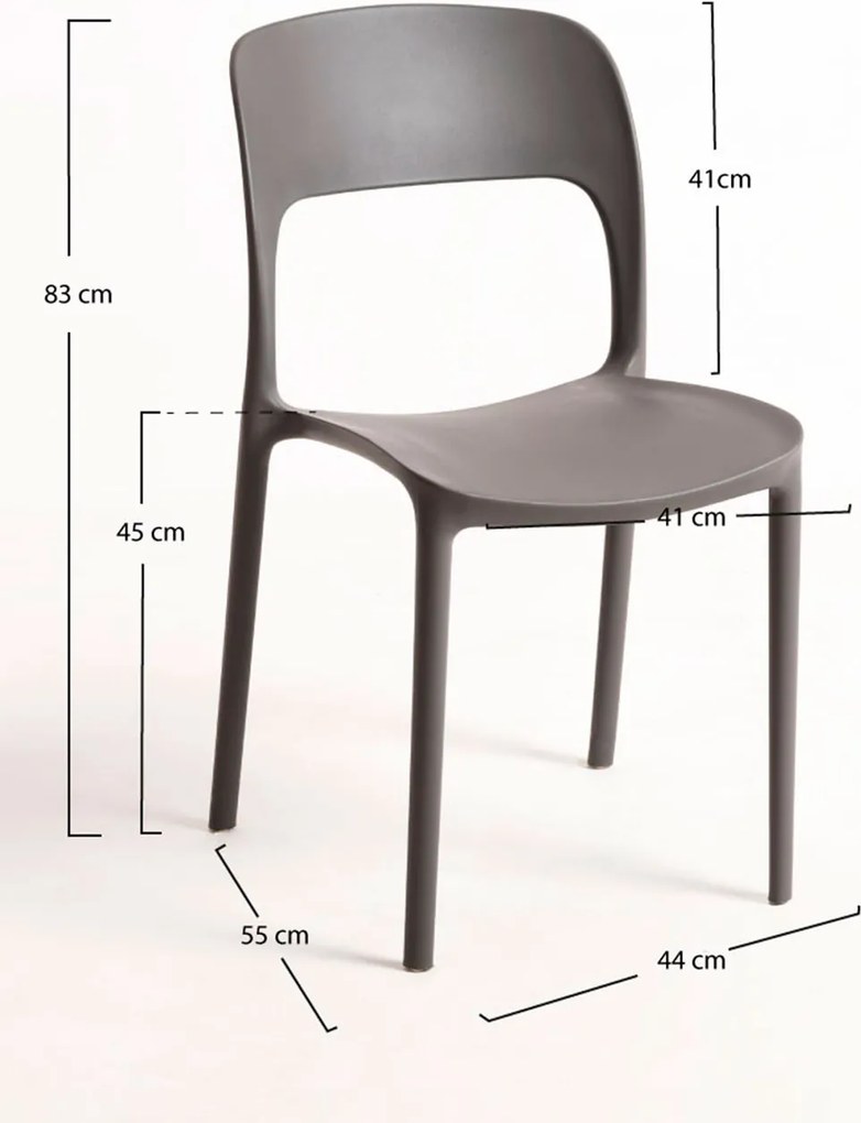 Zestaw 4 Krzese Inis