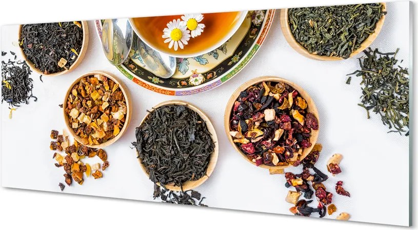 Szklany Panel Herbata Ziołowa w Kubku