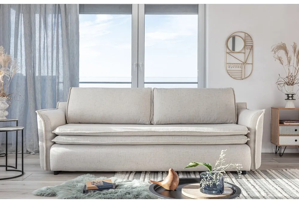 Beżowa rozkładana sofa Miuform Charming Charlie