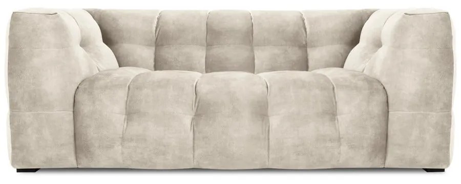 Beżowa aksamitna sofa Windsor &amp; Co Sofas Vesta, 208 cm