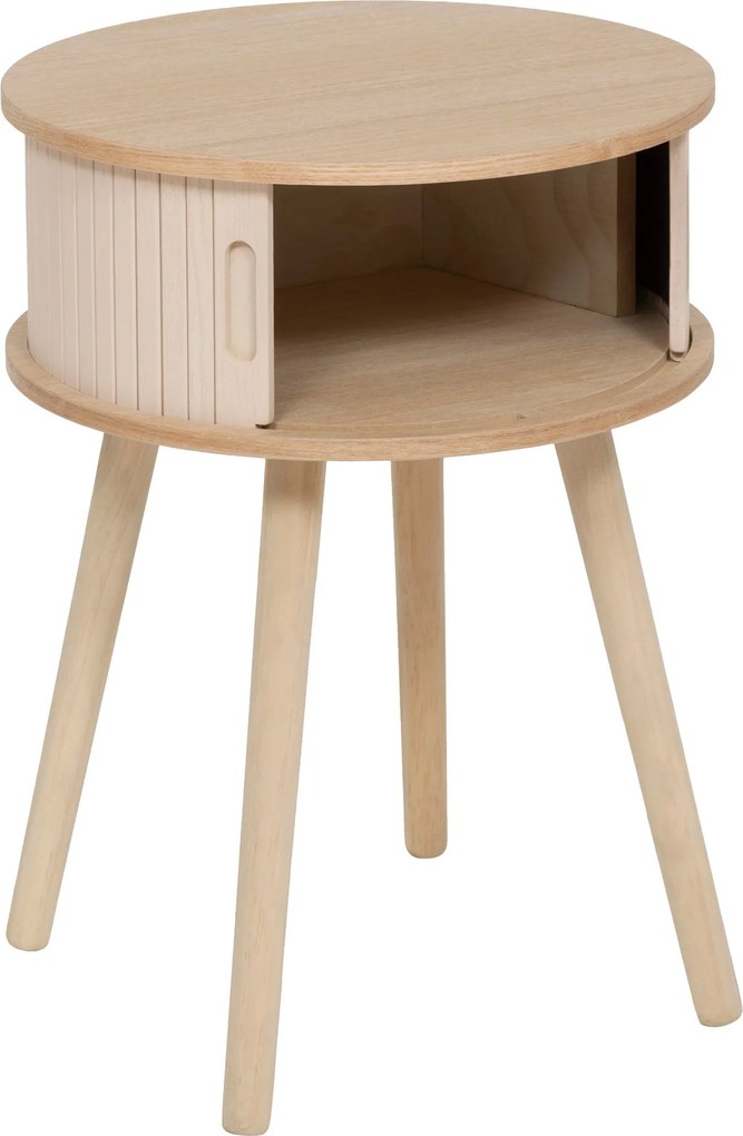 Szafka nocna NYSOS z 2 drzwiczkami, Ø 40 cm