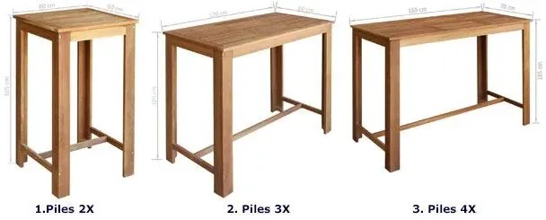 Stolik barowy drewniany D0-W04