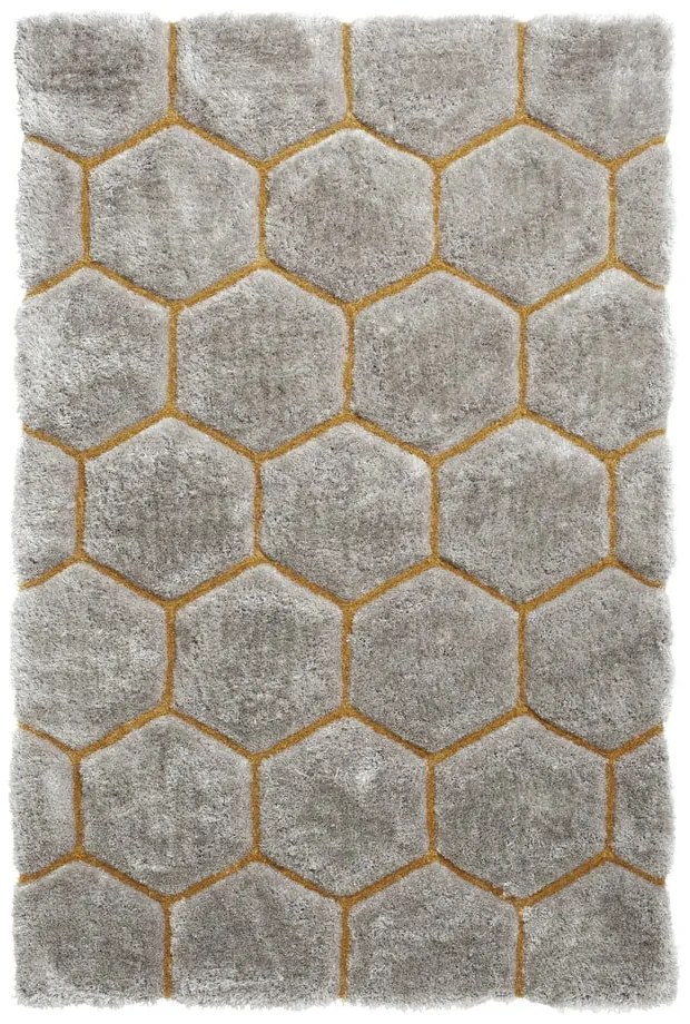 Szaro-żółty dywan Think Rugs Noble House, 120x170 cm