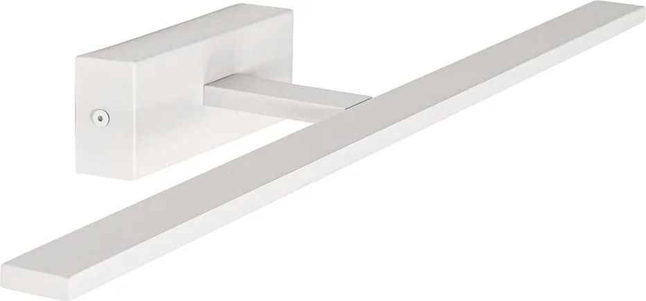 Lampa ścienna biała 62 cm z wbudowanym LED IP44 - Jerre