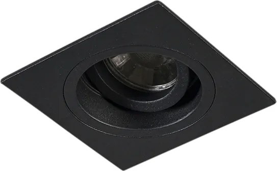 Inteligentny reflektor wpuszczany czarny kwadratowy z Wifi GU10 - Chuck