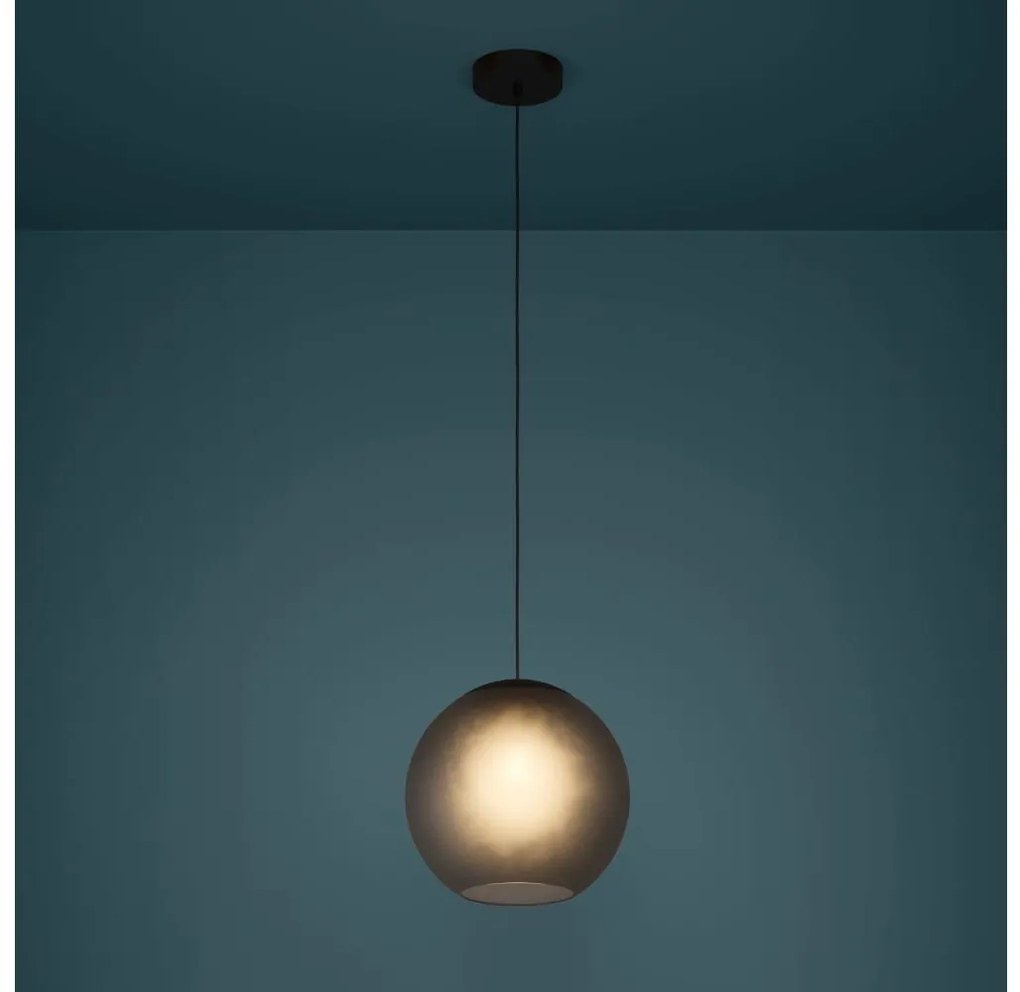 Eglo 390212 - Żyrandol na lince ARANGONA 1xE27/40W/230V dymny